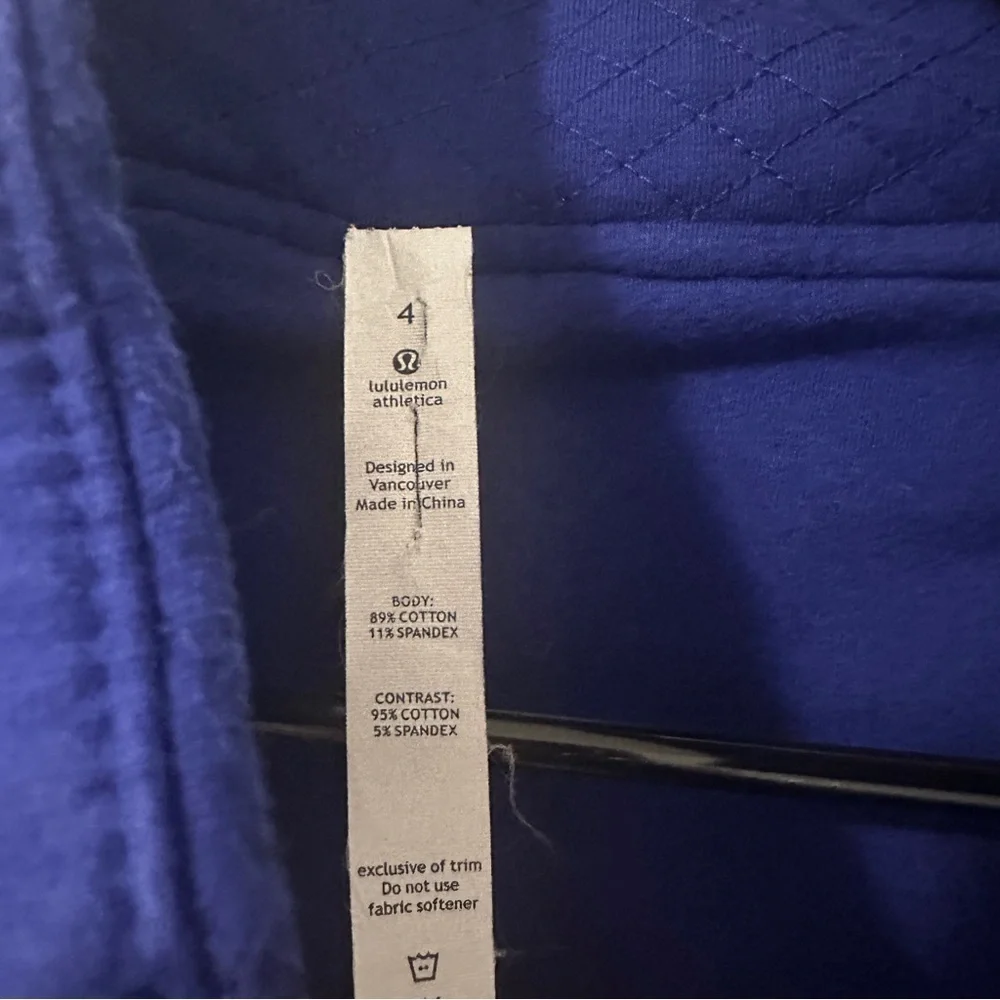 Lululemon It’s Happening Workout Running Jacket In Pigment Blue Size 4 Women’s - Picture 16 of 16